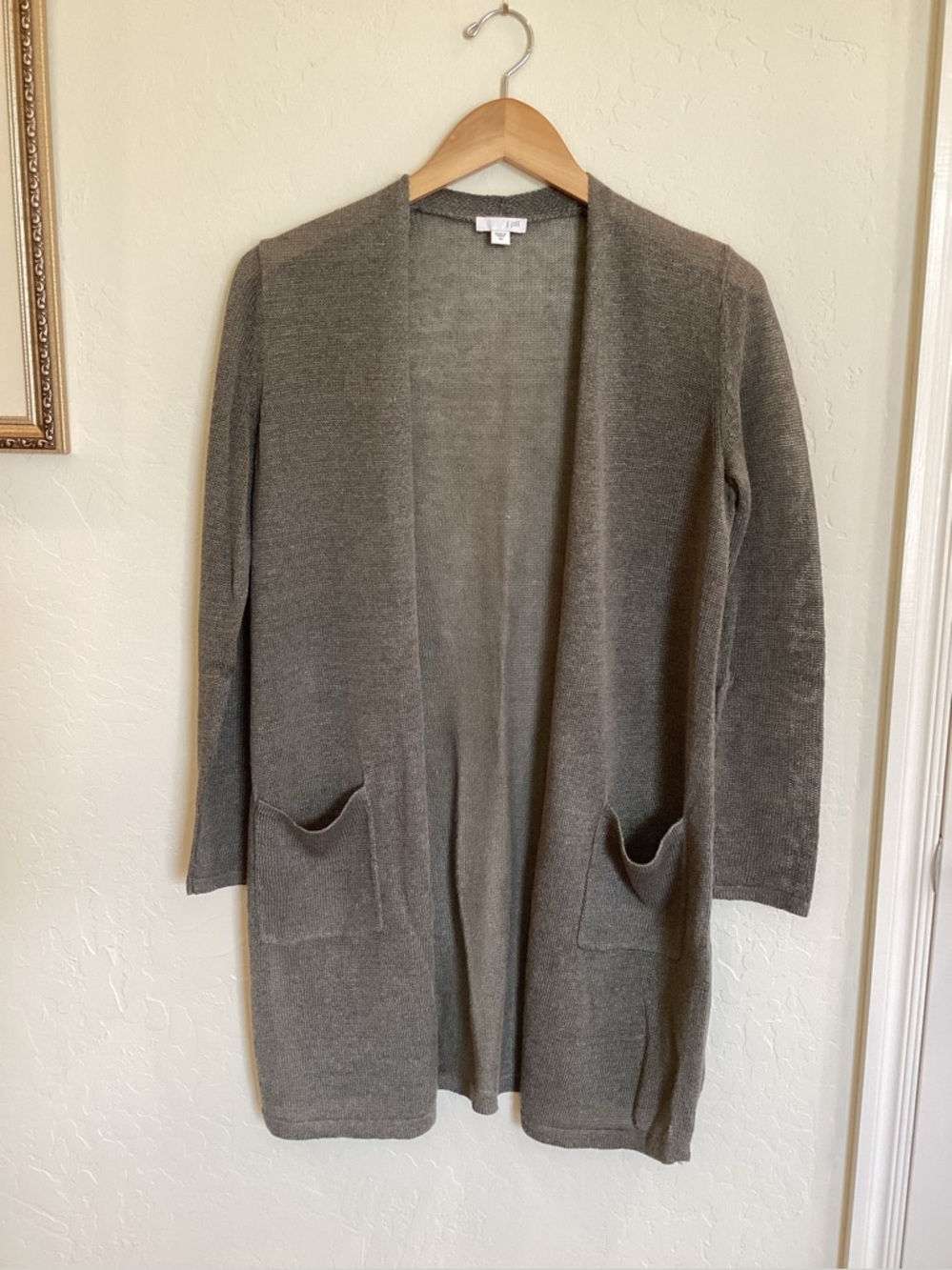 J Jill Linen Blend Cardigan